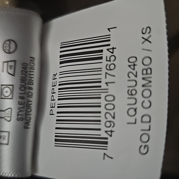 BCBGMAXAZARIA Skin-Tight Gold Shimmer Dress - Picture 5 of 5